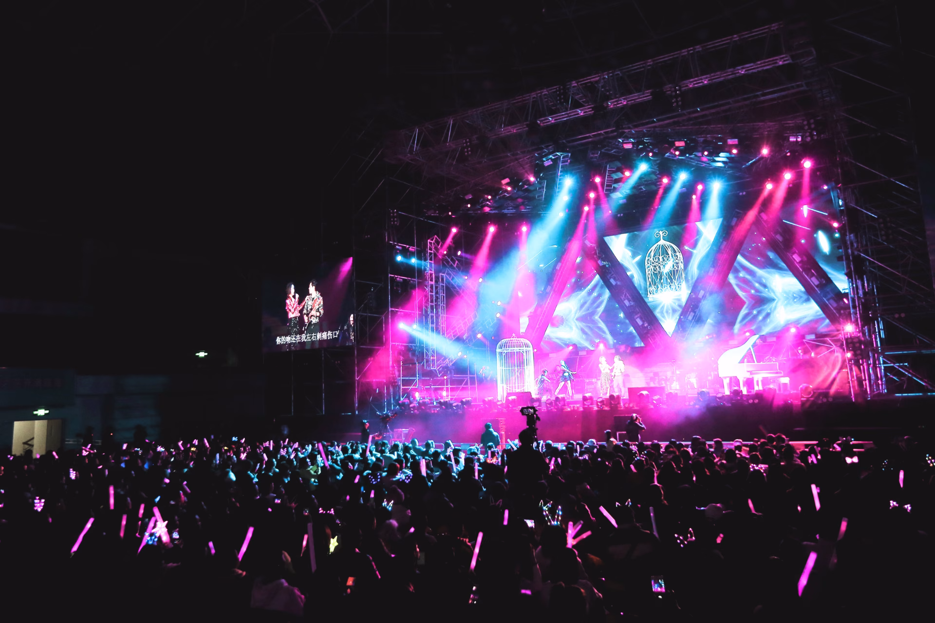 Concert view from the audience